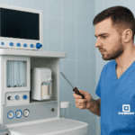Mantenimiento preventivo de máquinas de anestesia en quirófano hospitalario